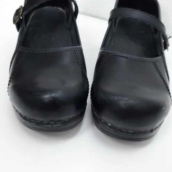 SANITA Leather Mary Jane Professional Clogs - Picture 4 of 16